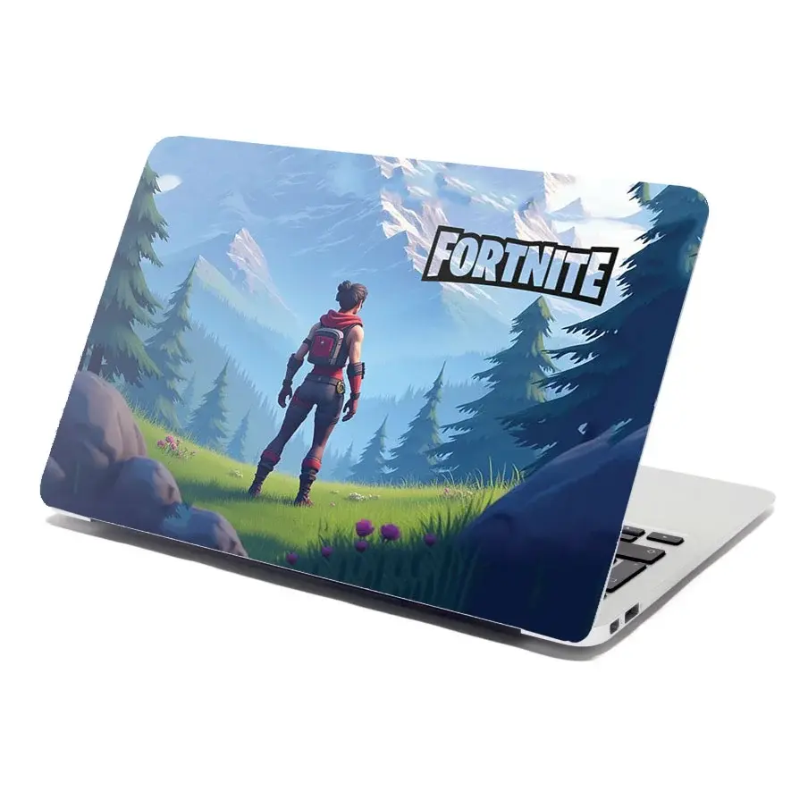 Samolepka na notebook FORTNITE Horská krajina - 29x20 cm