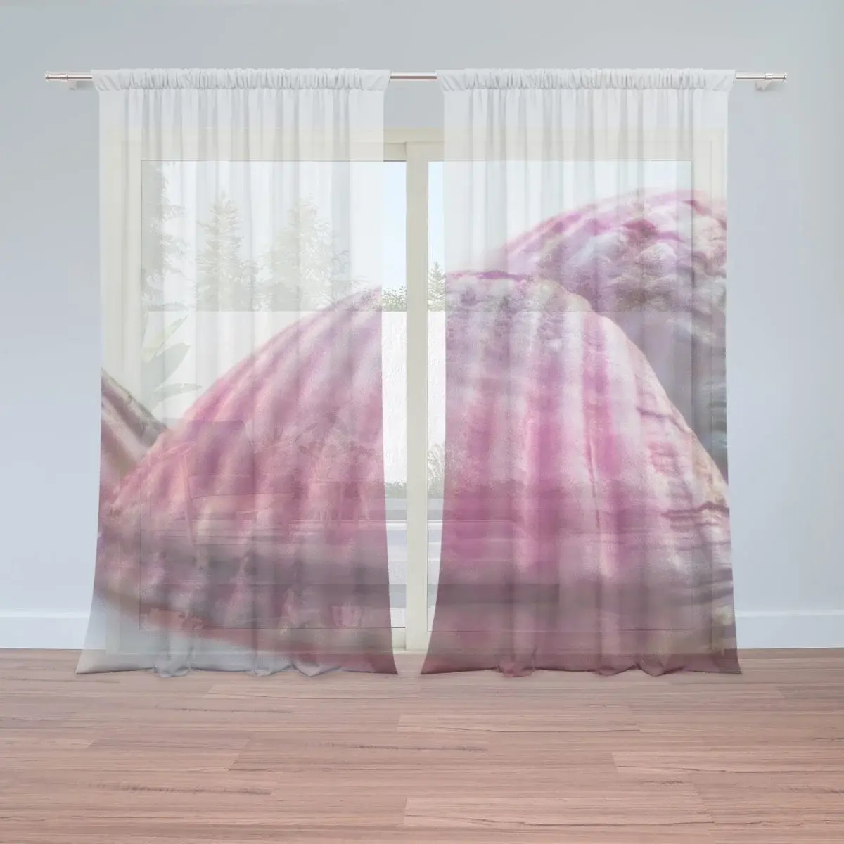 Záclony Mušličky: 2ks 150x250cm