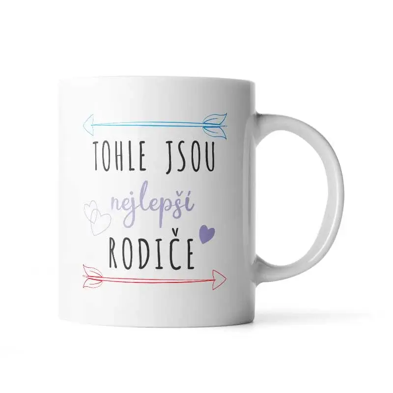 Hrnek Tohle jsou nejlepší rodiče - 890 ml - XXL
