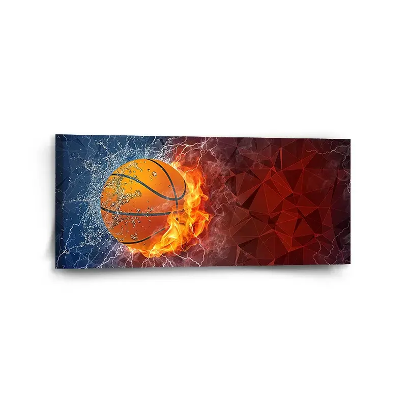 Obraz Basketbalový míč - 110x50 cm