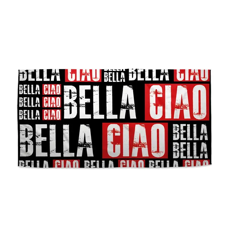Ručník La Casa de Papel Professor or Bella Ciao motiv 2 - 30x50 cm