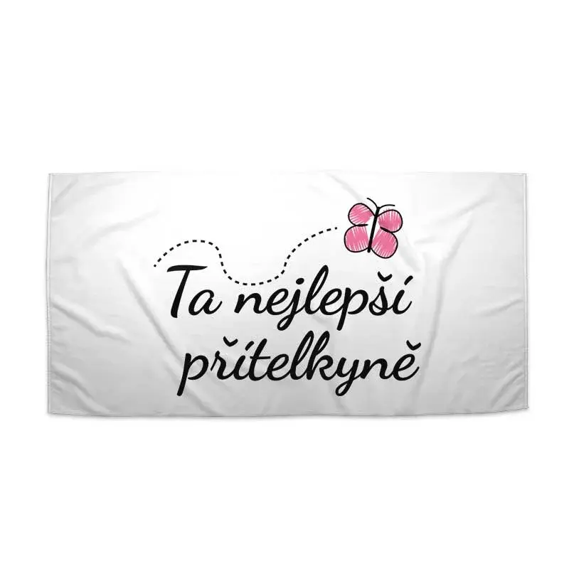 Ručník Ta nejlepší přítelkyně - 30x50 cm