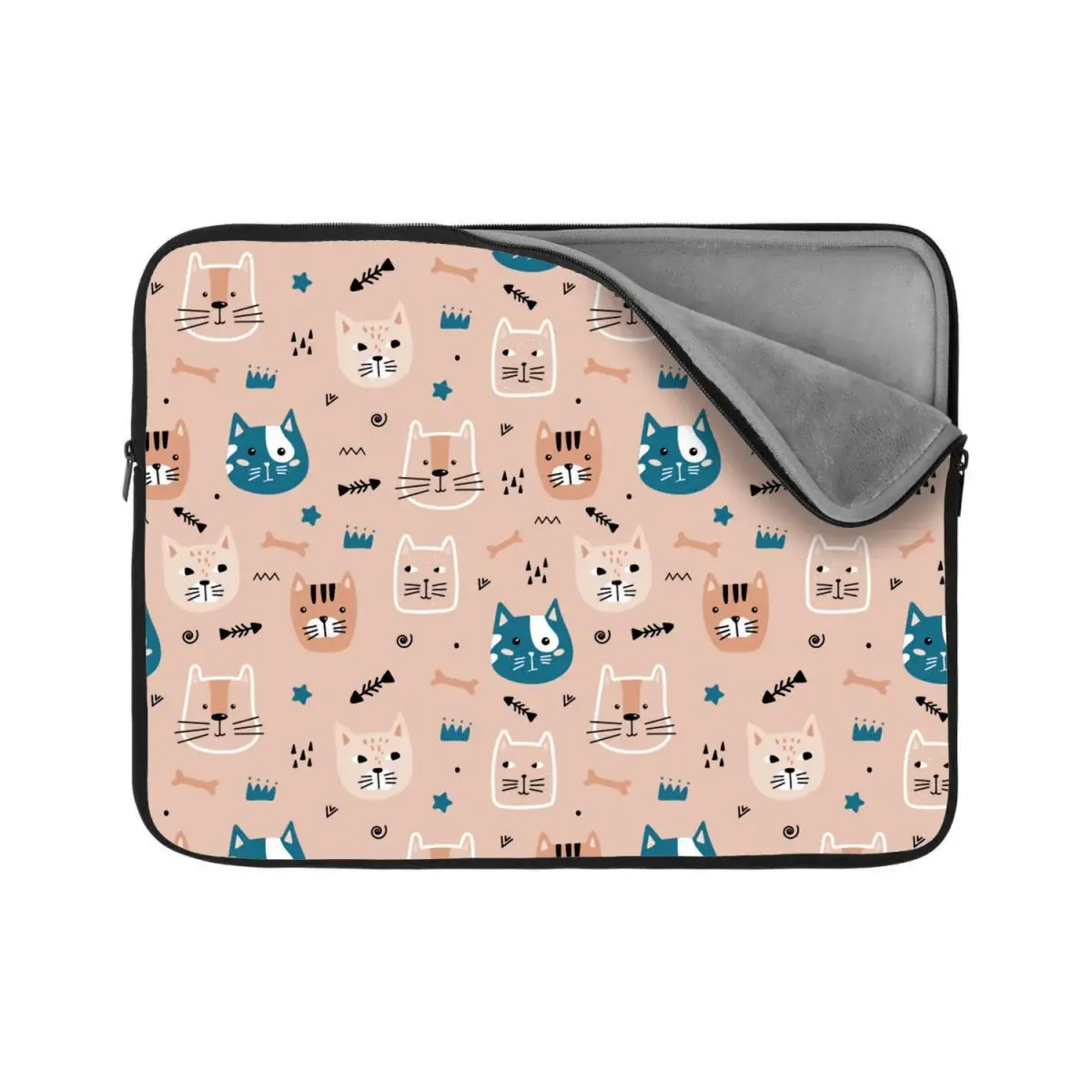 Obal na notebook Barevné kočičky - 15,6"