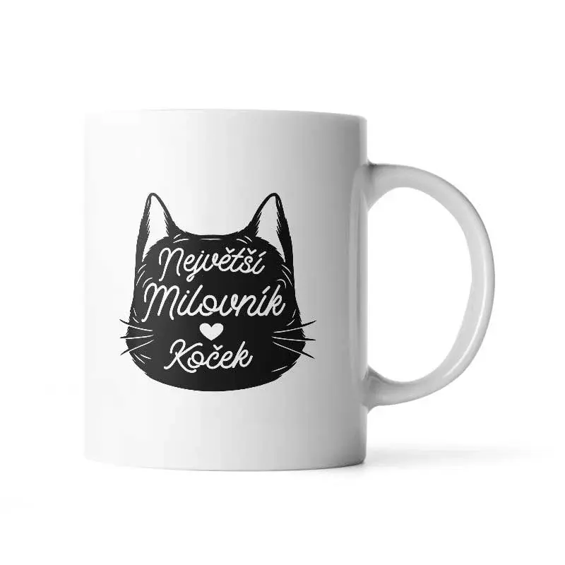 Hrnek Největší milovník koček - 330 ml - standard