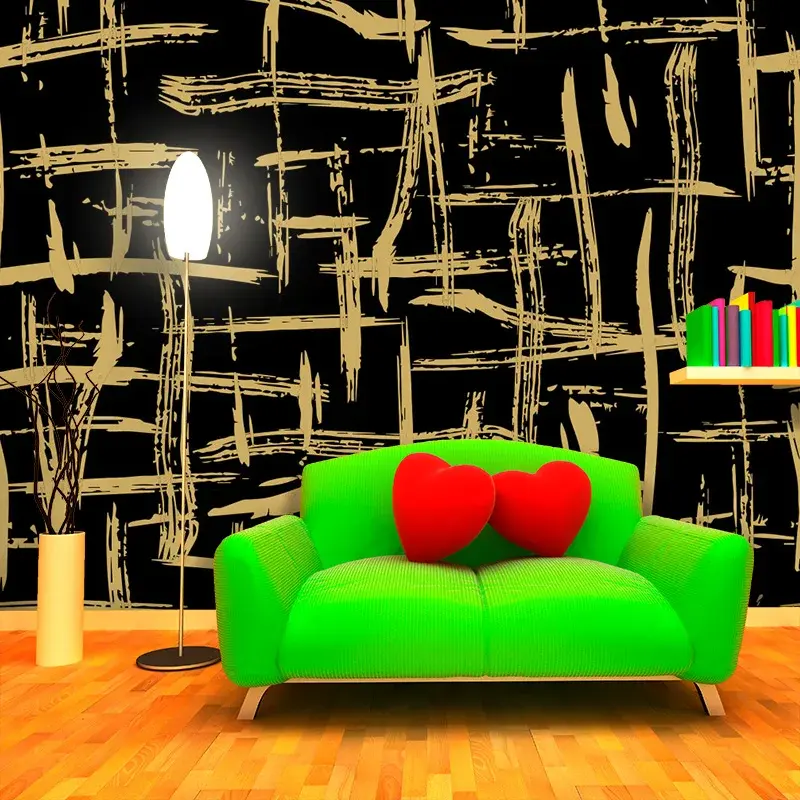 Tapeta Zlaté malování - 125x75 cm