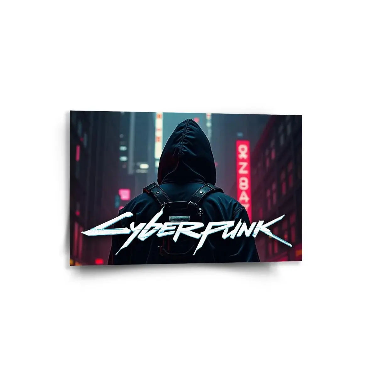 Obraz Cyberpunk 2077 Pohled do města - 60x40 cm