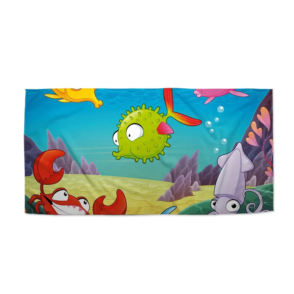 Ručník Podmořský svět 2 - 70x140 cm