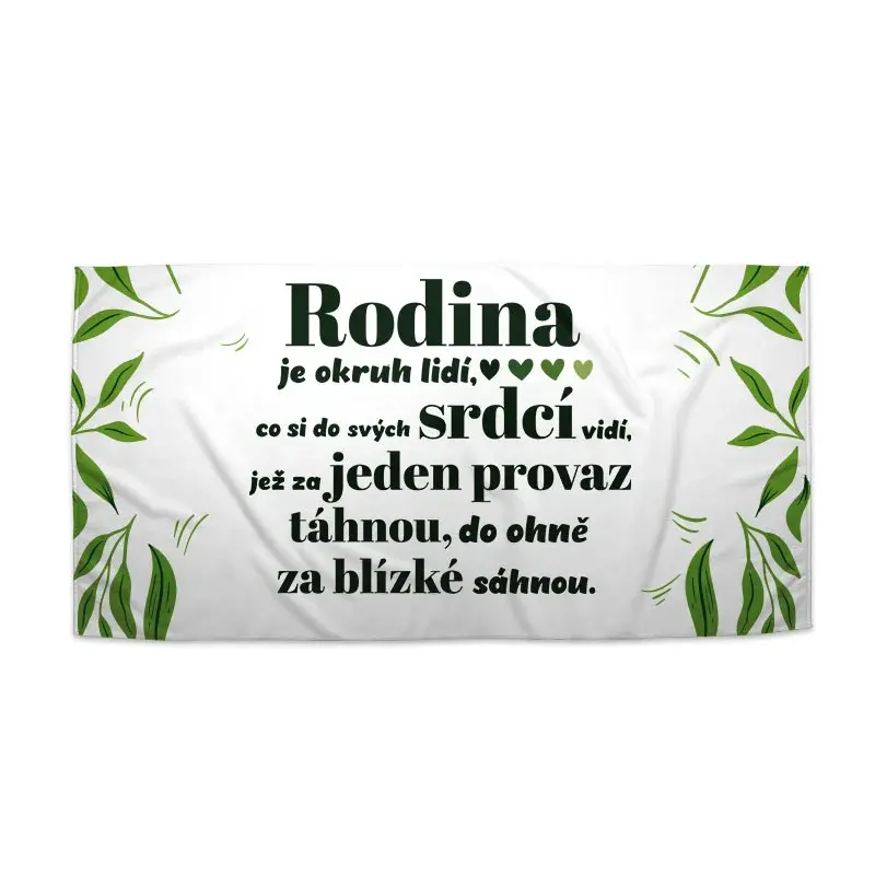 Ručník Rodina 5 - 70x140 cm