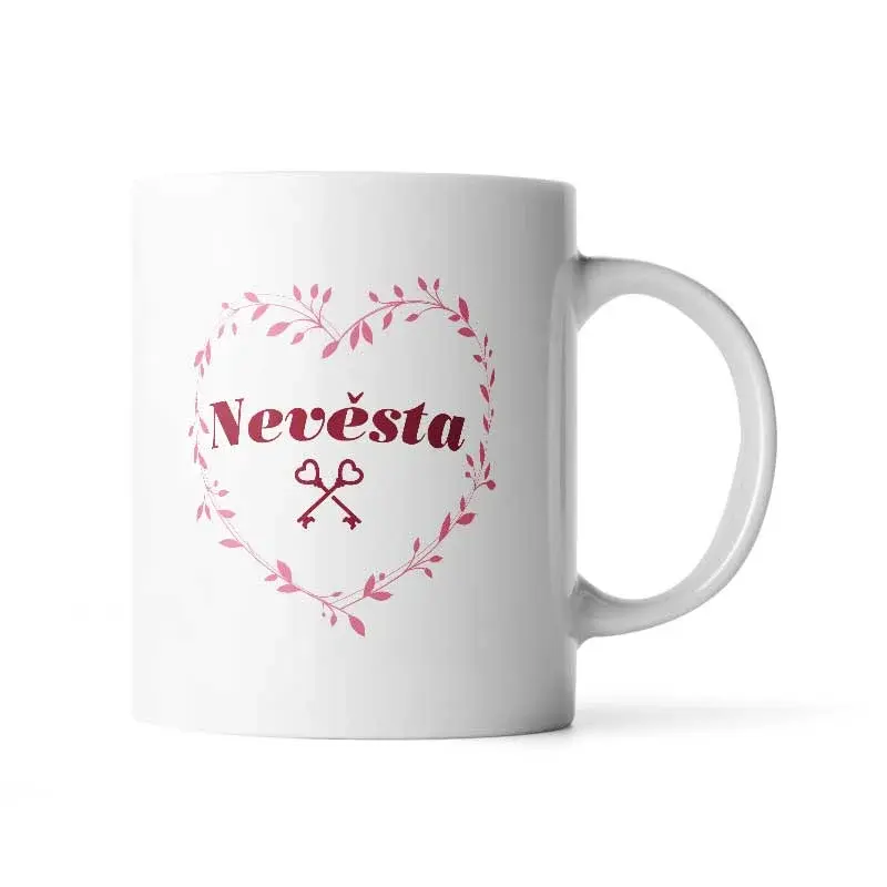 Hrnek Nevěsta srdce - 200 ml - espresso