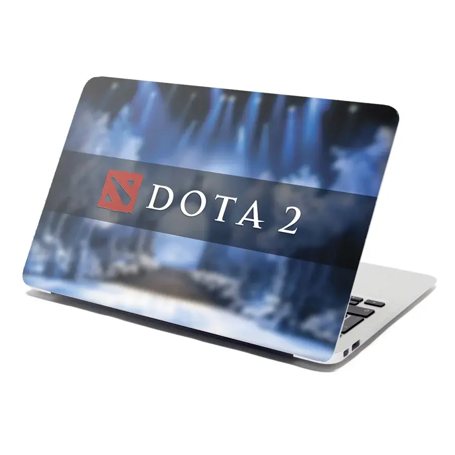 Samolepka na notebook DOTA 2 Modrá - 29x20 cm