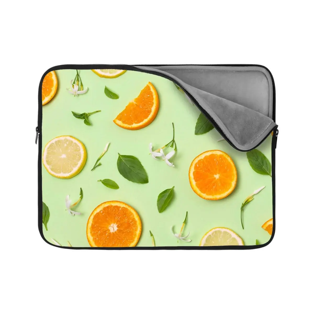 Obal na notebook Citrus a květ - 17"