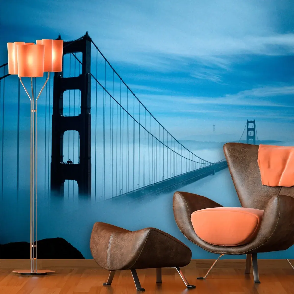 Tapeta Golden Gate 3 - 208x125 cm