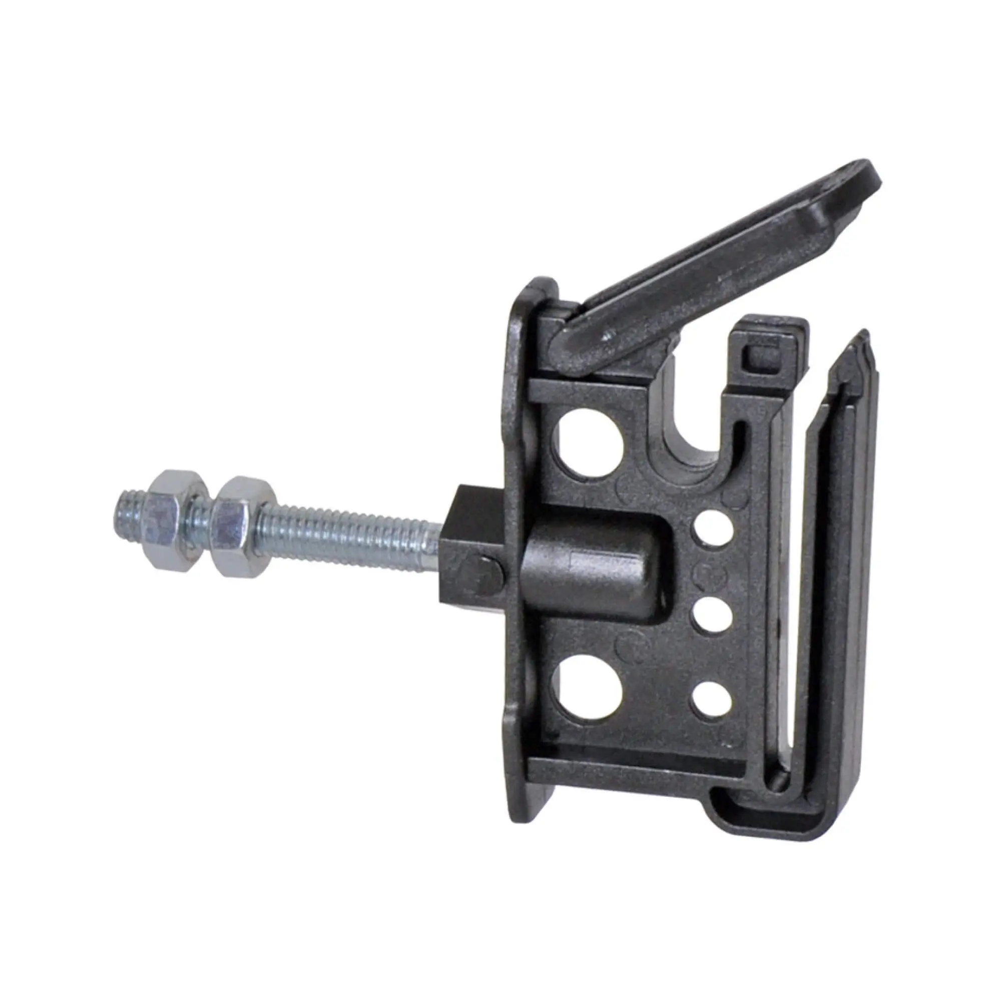 Izolátor k elektrickému ohradníku plochý pro pásku do 40 mm a lanko do 6 mm, metrický závit M6 - 25 ks