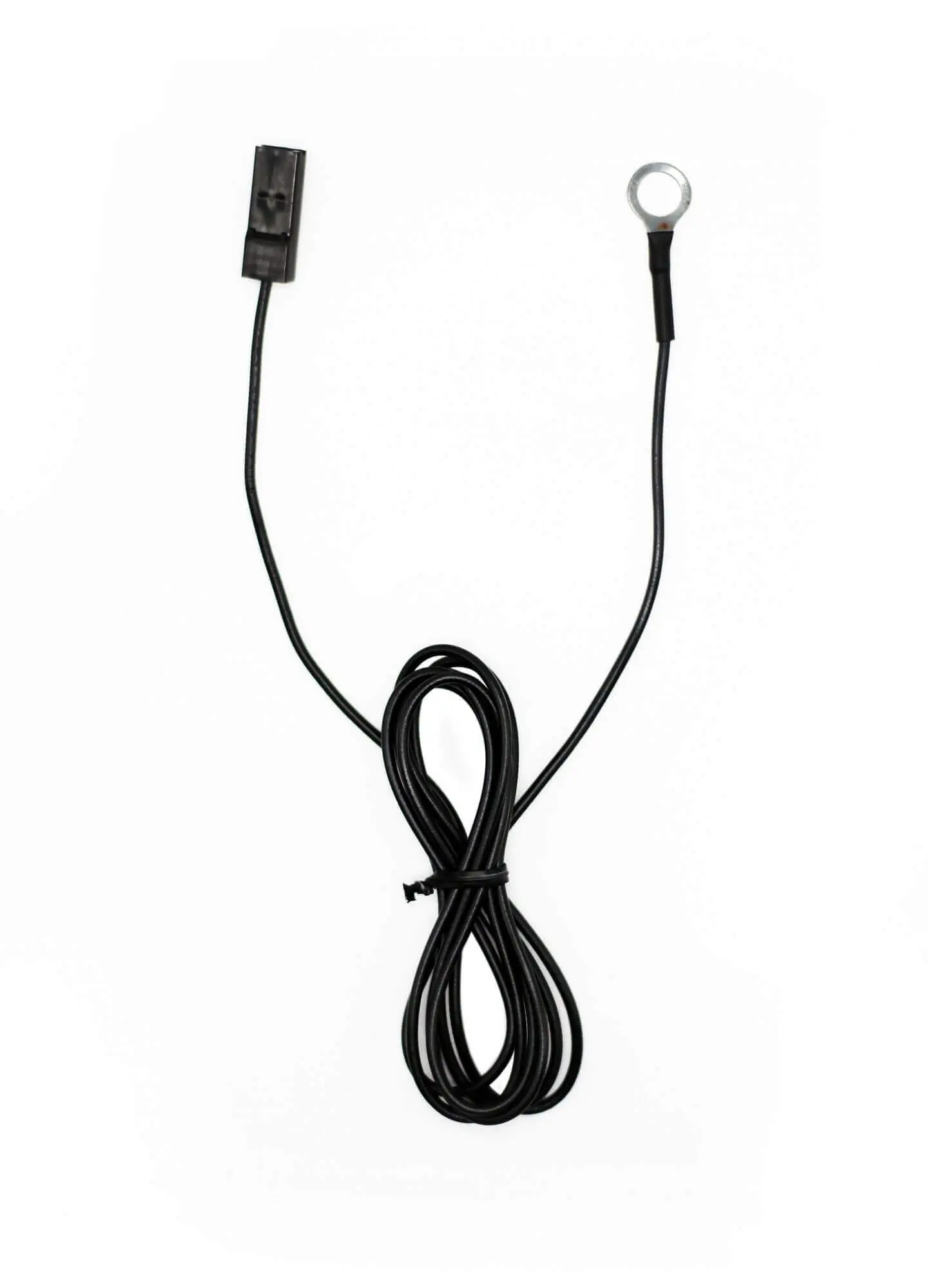 Kabel černý zemnící k monitorovacímu zařízení pro elektrický ohradník - 300 cm