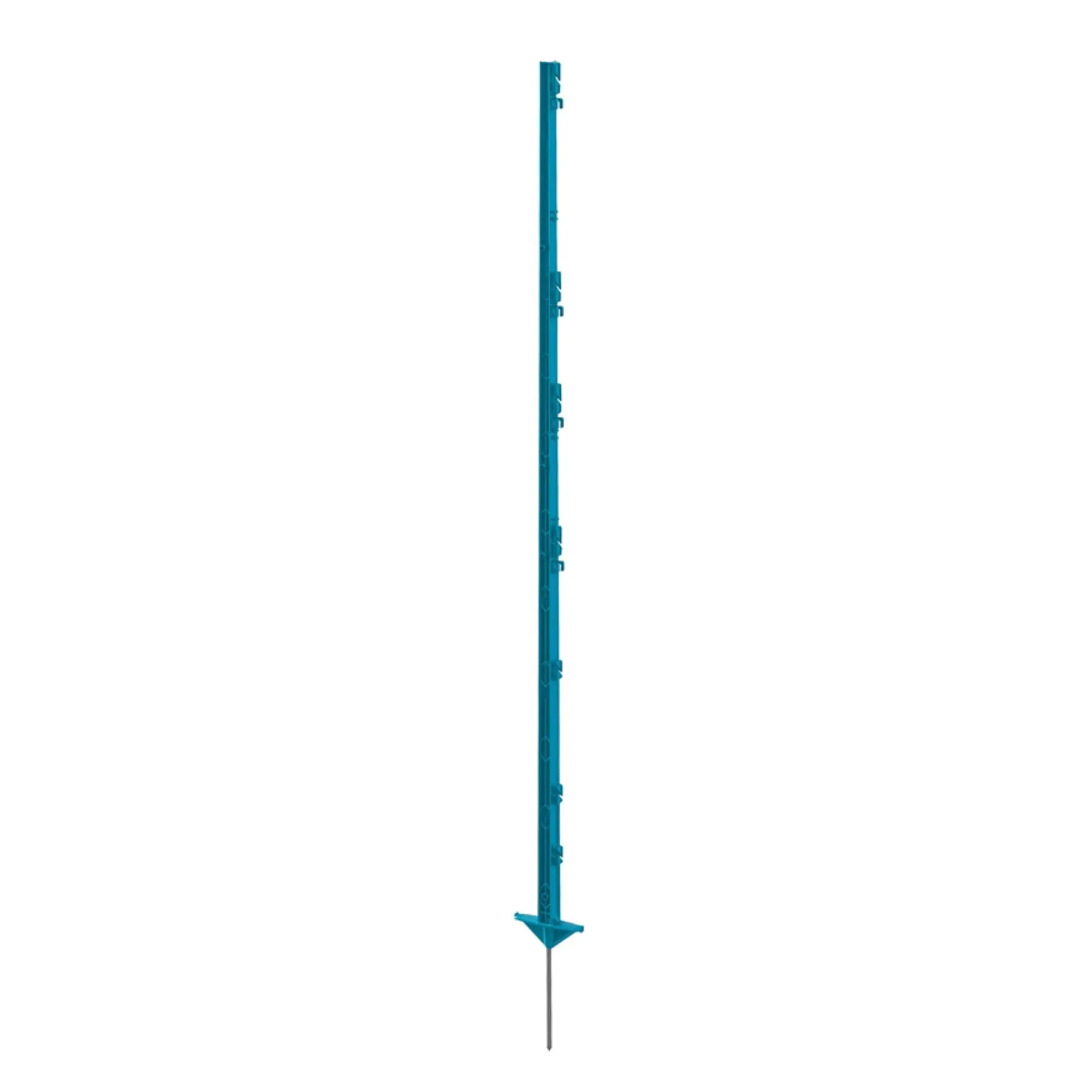 Plastový sloupek pro elektrický ohradník, délka 156 cm, 11 oček, modrá