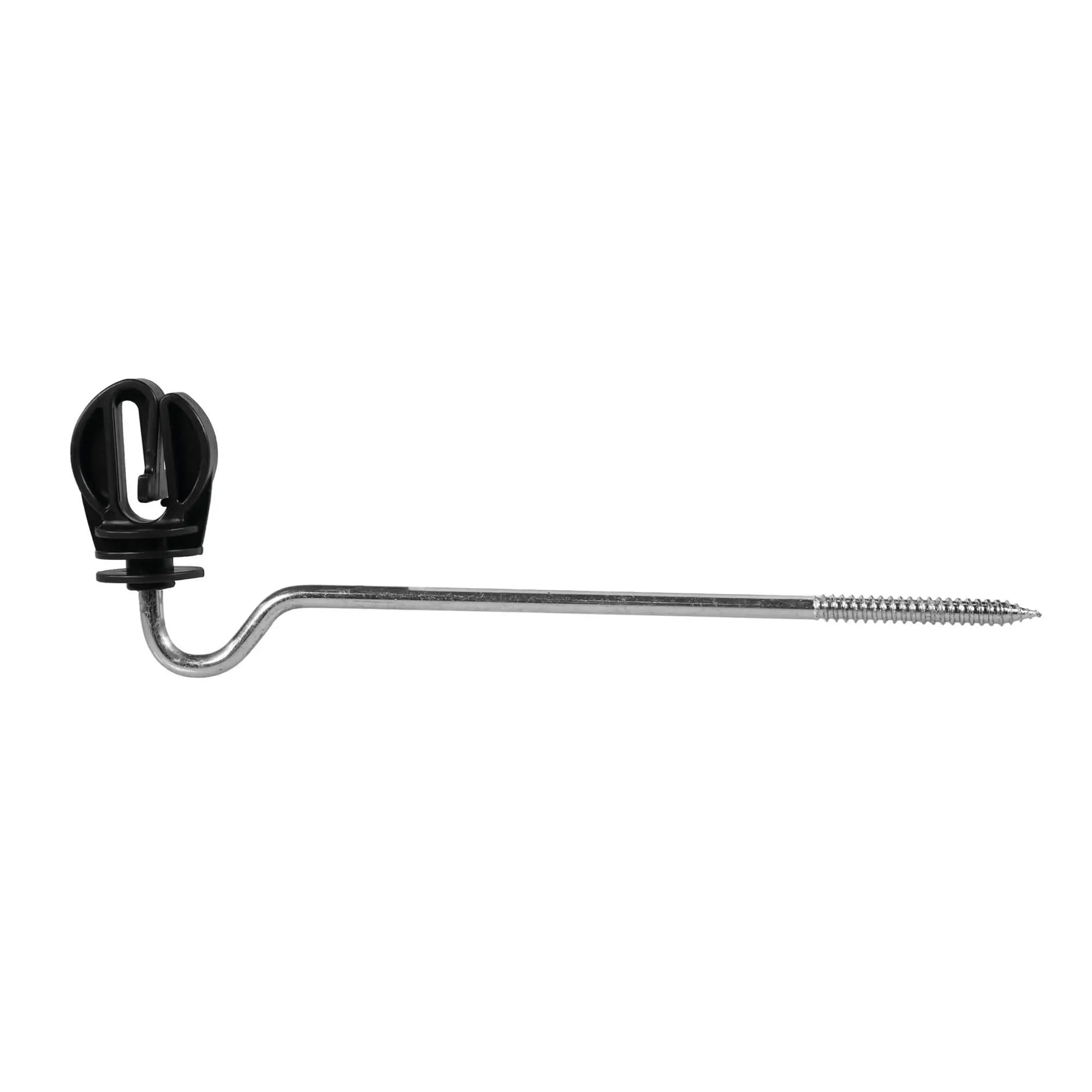 Izolátor se zahnutou podpěrou 22 cm pro elektrický ohradník - 10 ks