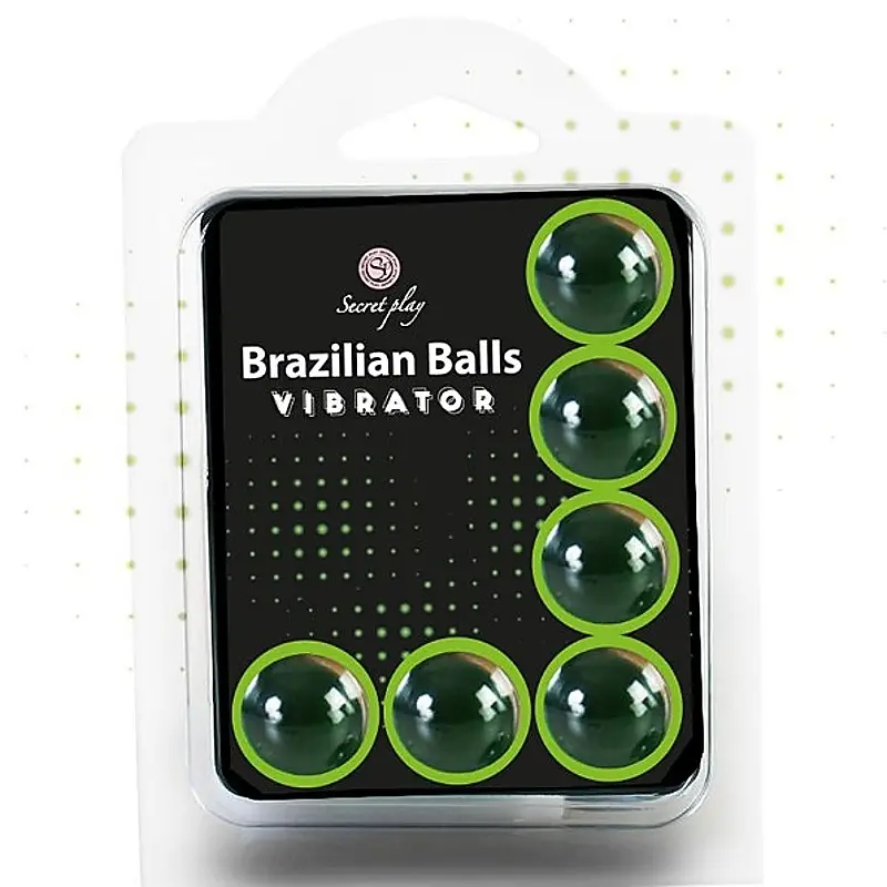 Olej masážní BRAZILIAN SHOCK 6 BALLS SET