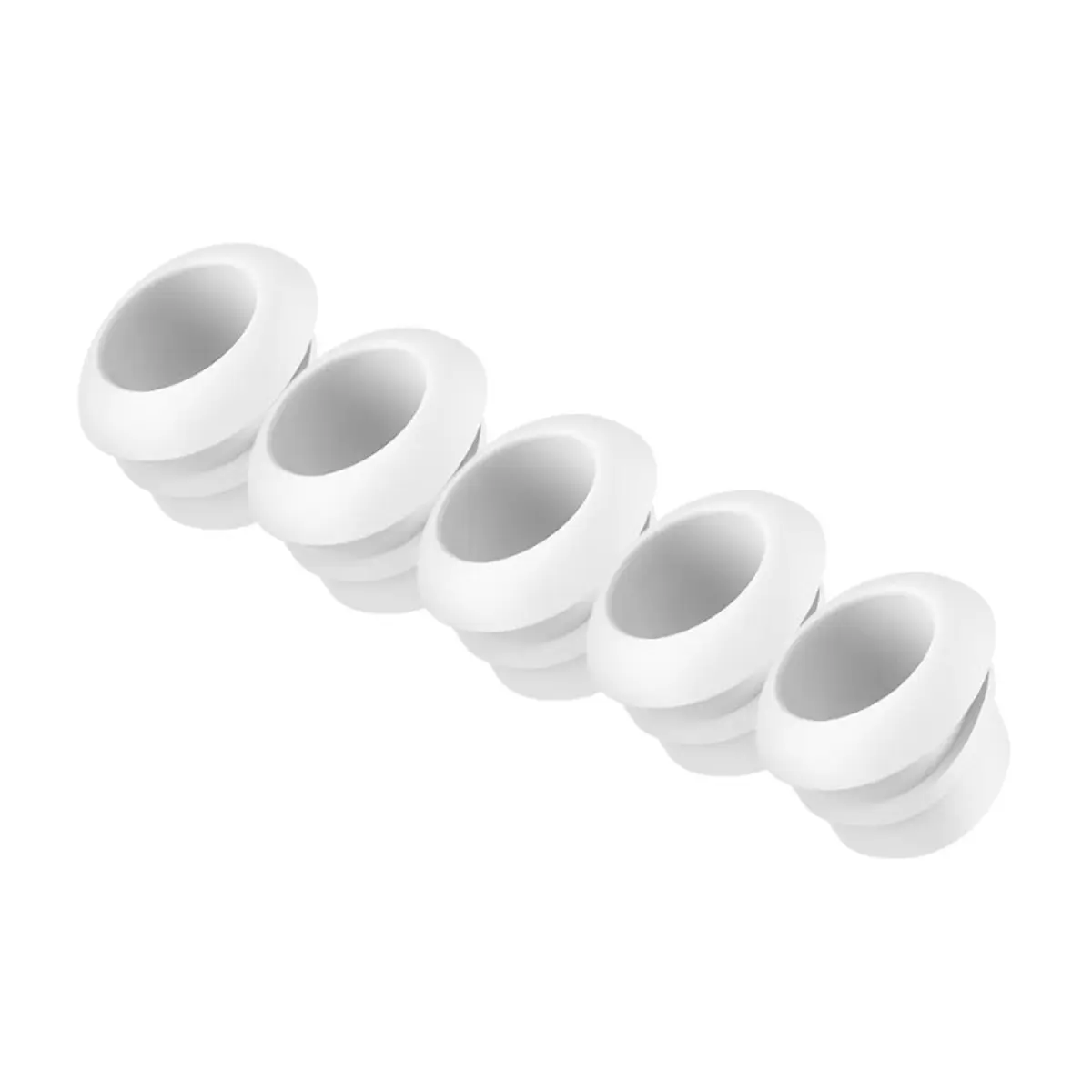 Náhradní hlavice SATISFYER PENGUIN sada 5 ks bílé