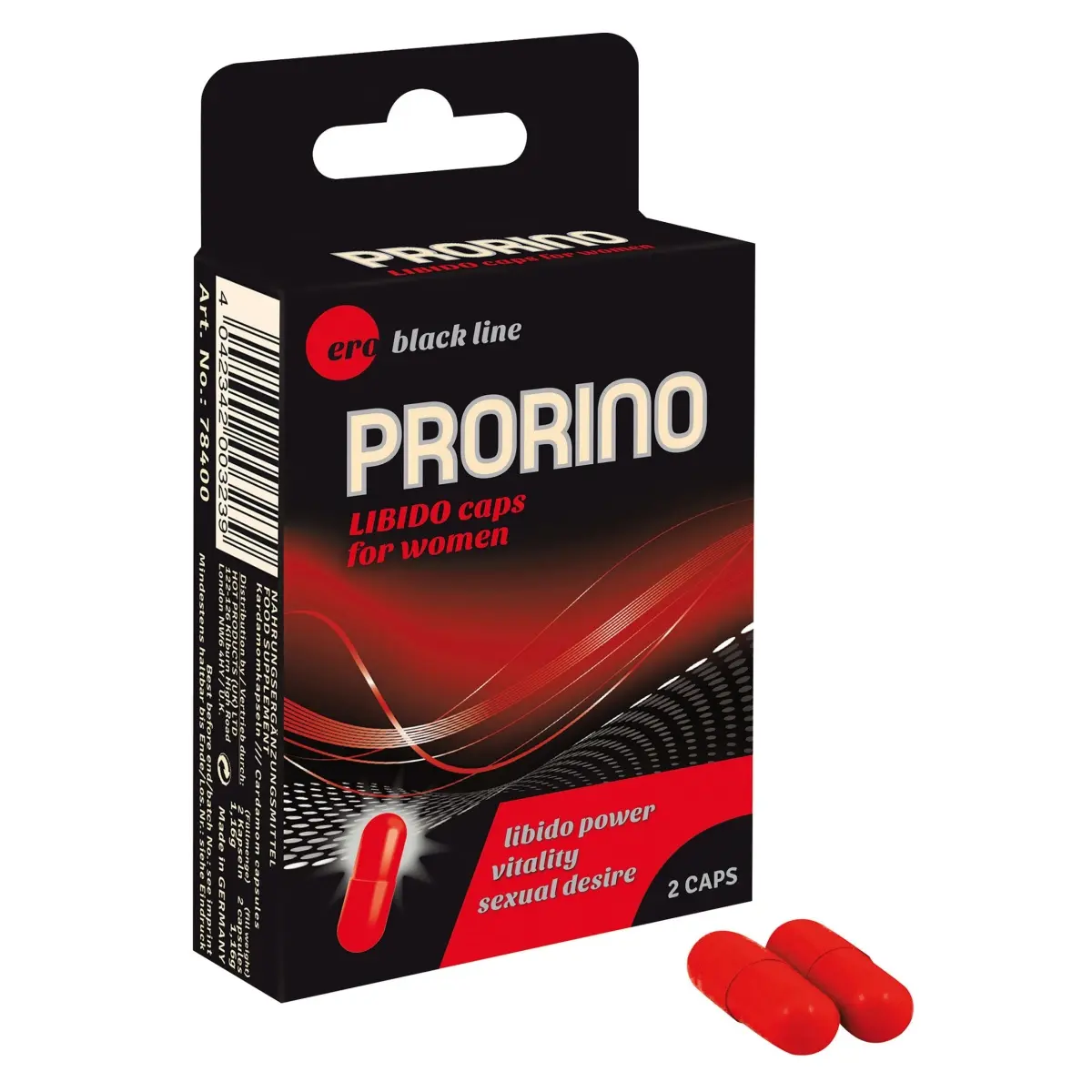 PRORINO Premium Libido Caps pro ženy 2 ks