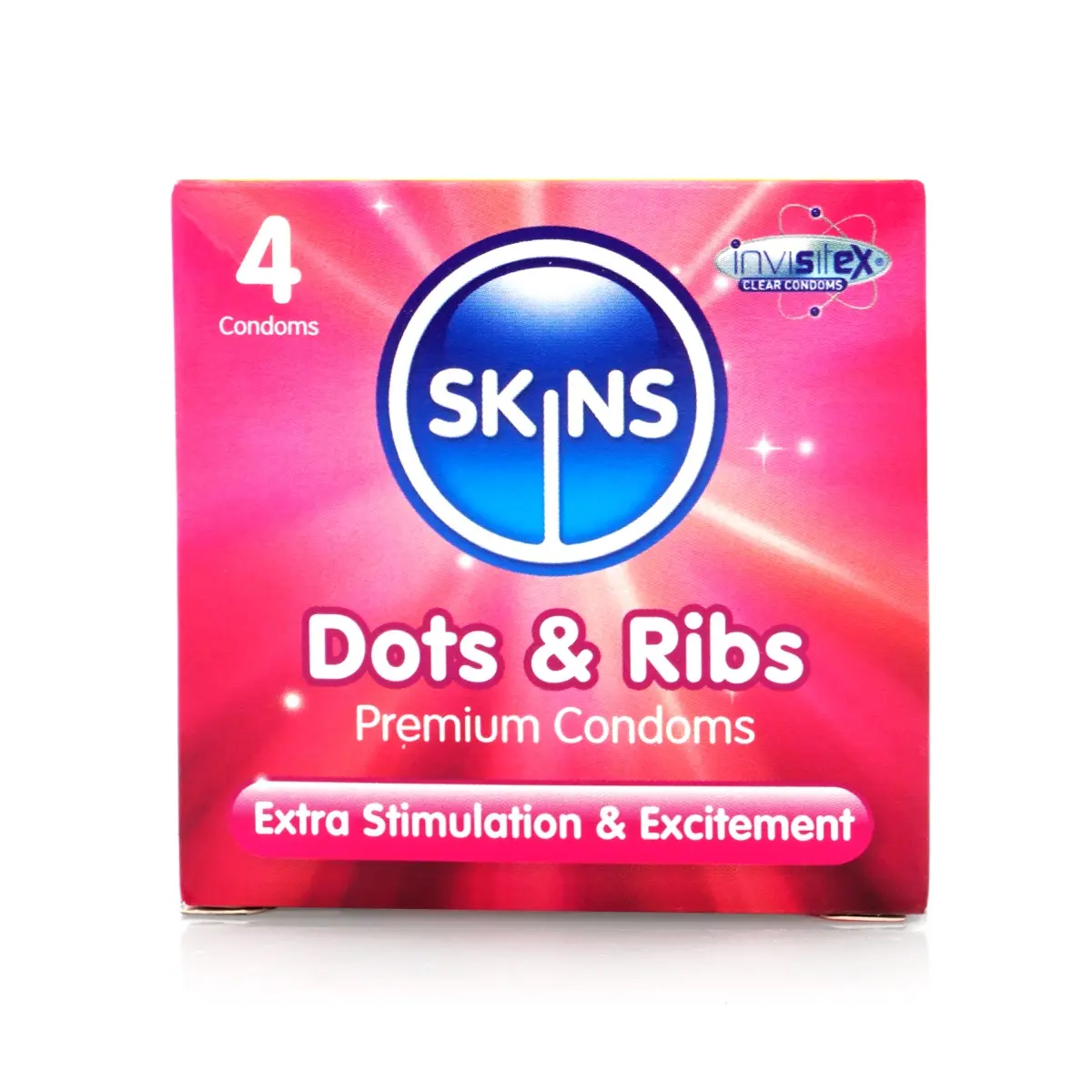 Kondom Skins Dots & Ribs