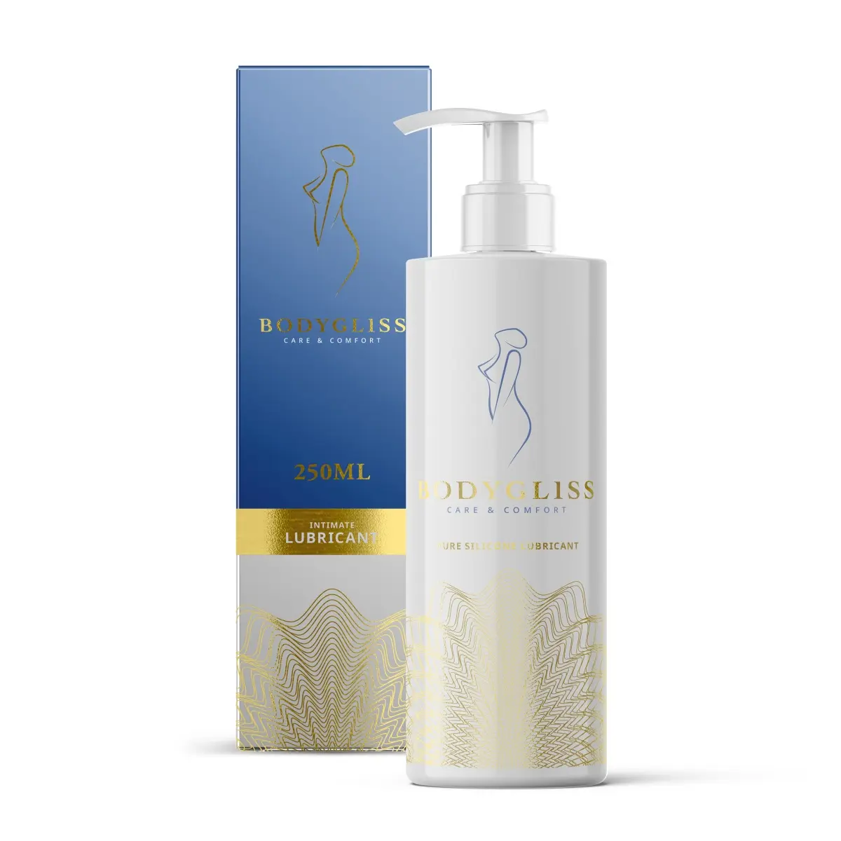 Lubrikační gel BodyGliss Female Care Collection Care & Comfort Silicone 250 ml