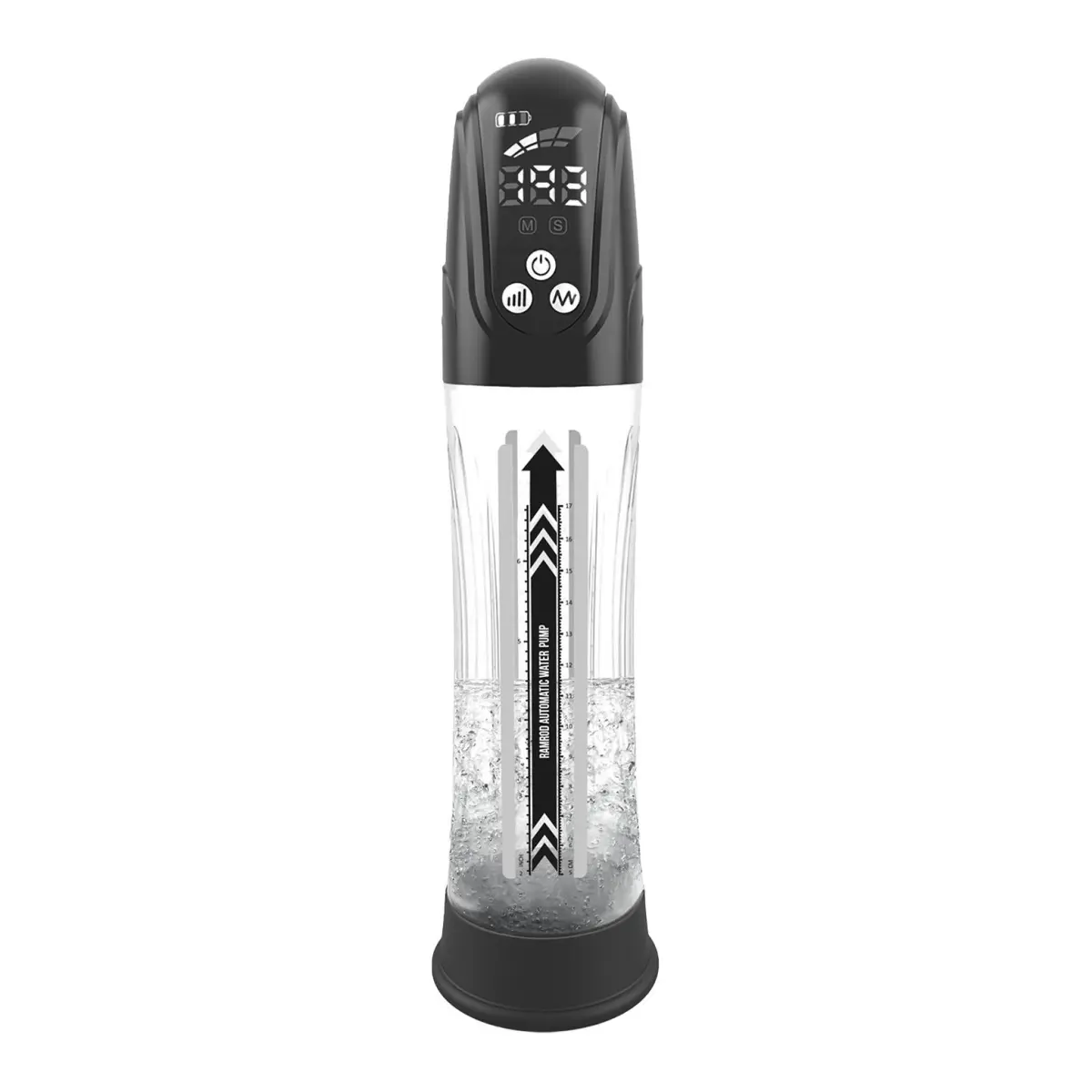 Dreamtoys - automatická vodní vakuová pumpa na penis (průhledná)