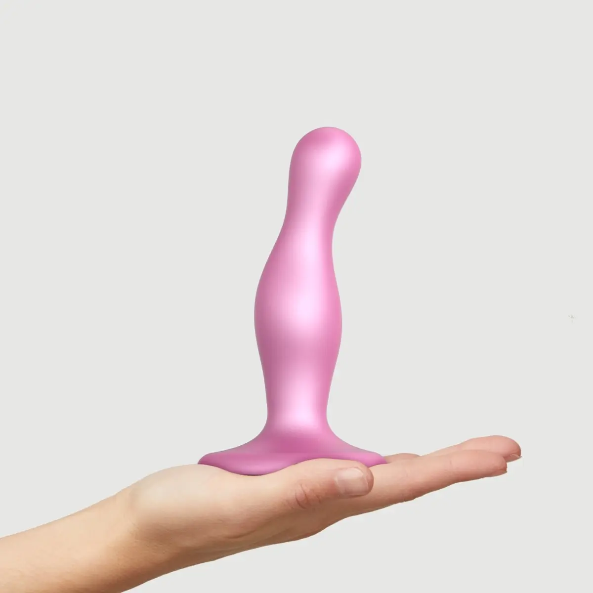 Dildo Strap-on-me Plug Curvy růžové S