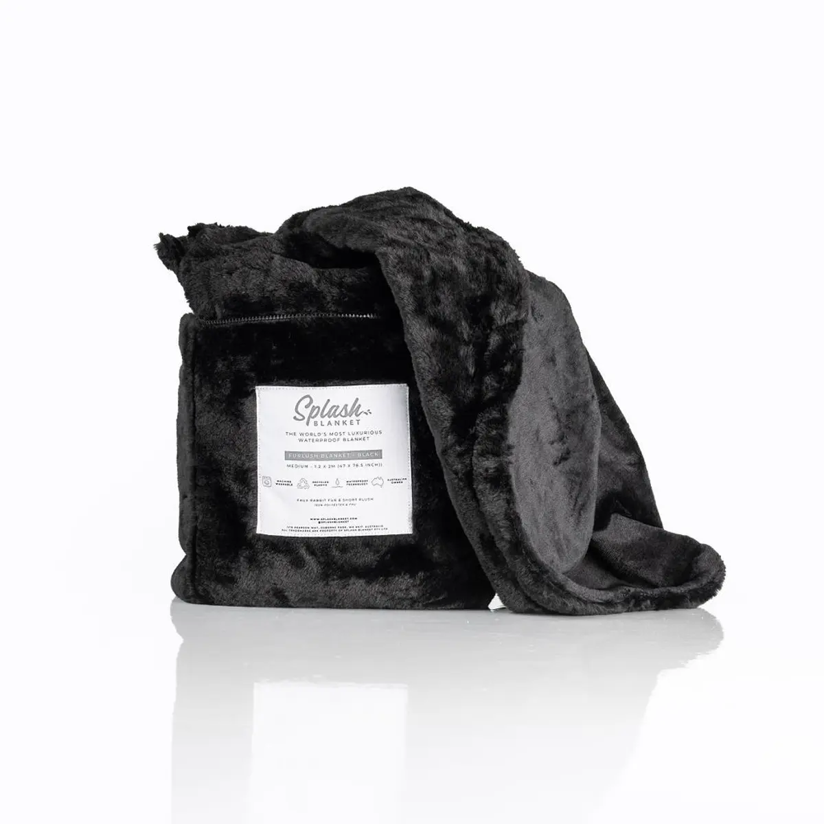 Deka lásky Splash BLANKET FURLUSH malá černá