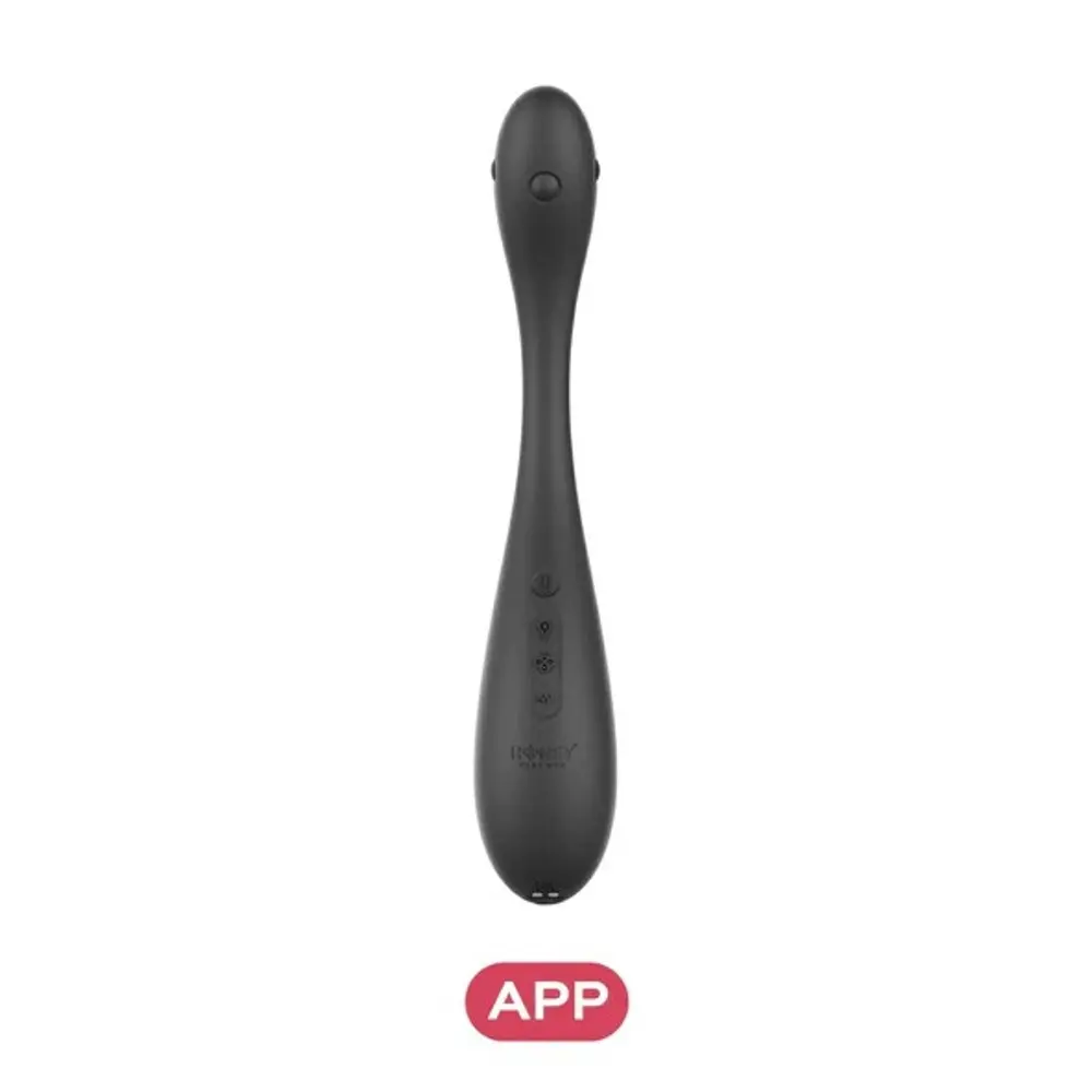 Vaginální trenažér HONEY PLAY BOX PUFF AIRA App Inflatable Kegel Ball černý