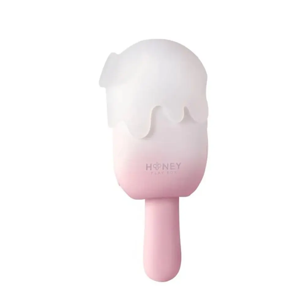 Stimulátor HONEY PLAY BOX BITE ME Sucking Tapping and Vibrating Cream Pop růžový
