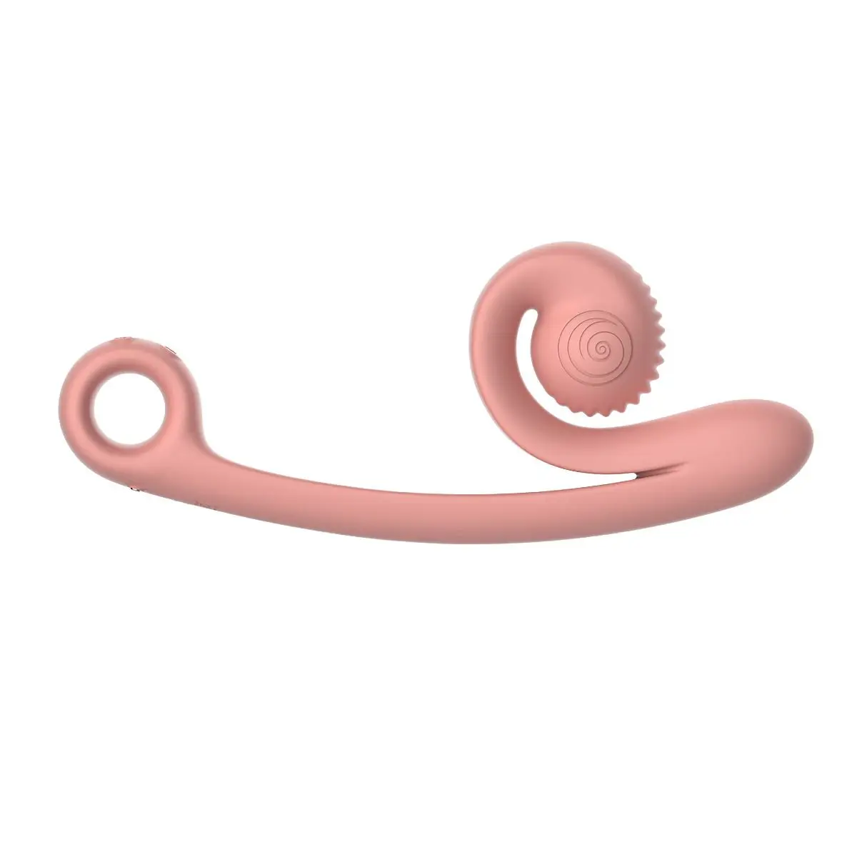 Vibrátor Snail Vibe CURVE světle růžový