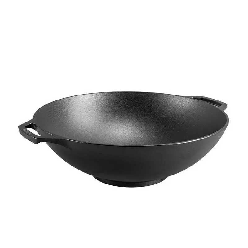 Litinová pánev Wok Lodge 35 cm