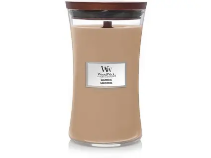 Vonná svíčka WoodWick velká - Cashmere