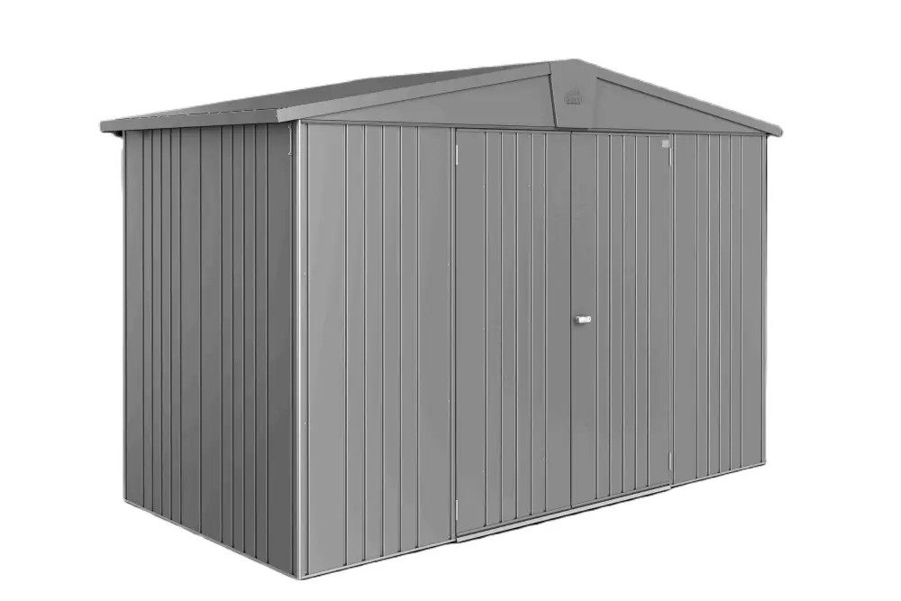 Biohort Zahradní domek BIOHORT Europa 4A - 316 × 156 cm (šedý křemen metalíza)