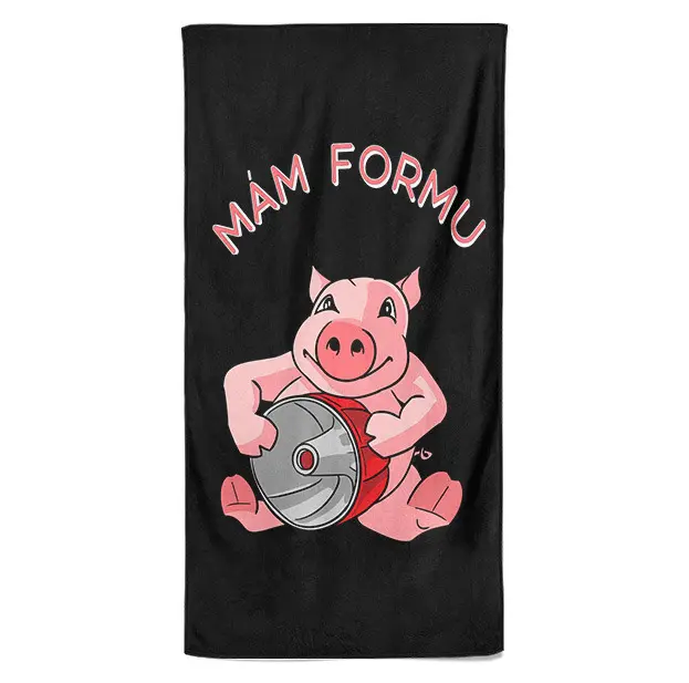 Osuška Mám formu (Velikost osušky: 100x170cm)
