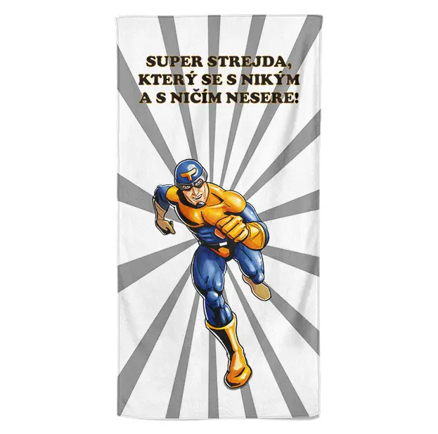 Osuška Super strejda Superhrdina (Velikost osušky: 100x170cm)