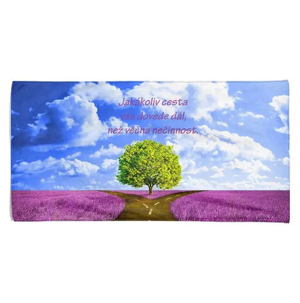 Osuška Dovede dál (Velikost osušky: 100x170cm)