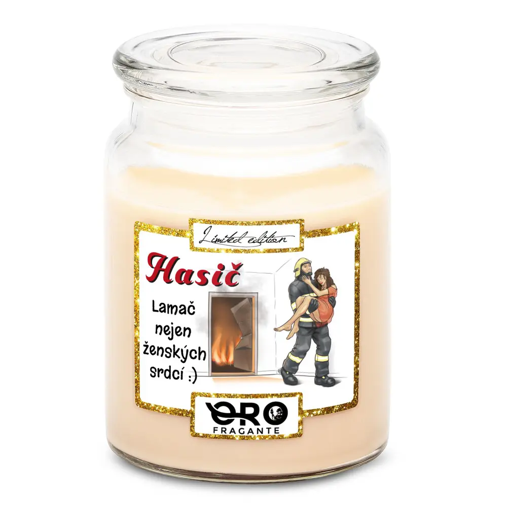 Svíčka Hasič lamač (Vůně svíčky