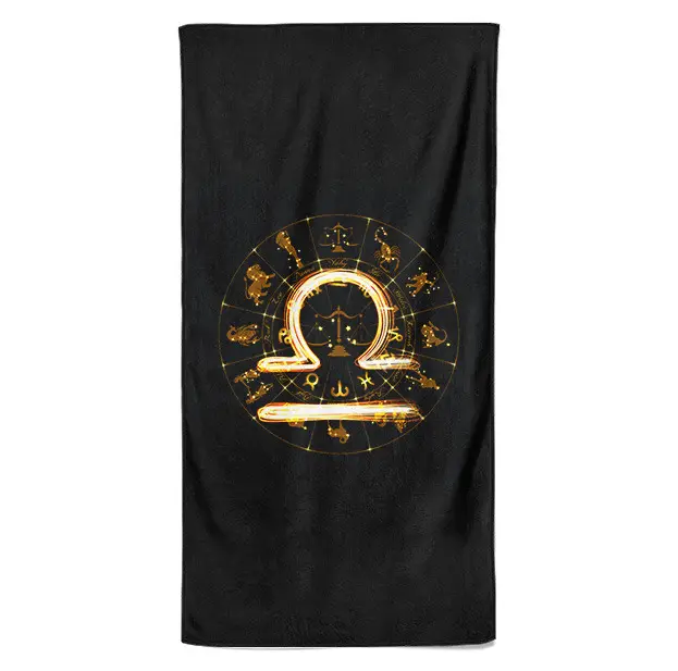 Osuška Symbol Znamení Váhy (23.9. - 22.10.) (Velikost osušky: 100x170cm)