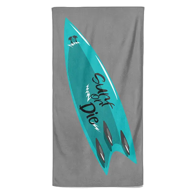 Osuška Surf or die (Velikost osušky: 70x140cm)