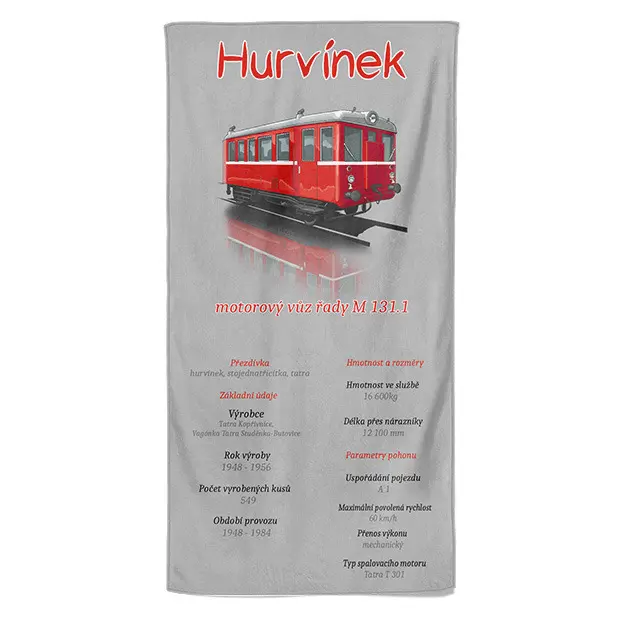 Osuška Hurvínek (Velikost osušky: 100x170cm)