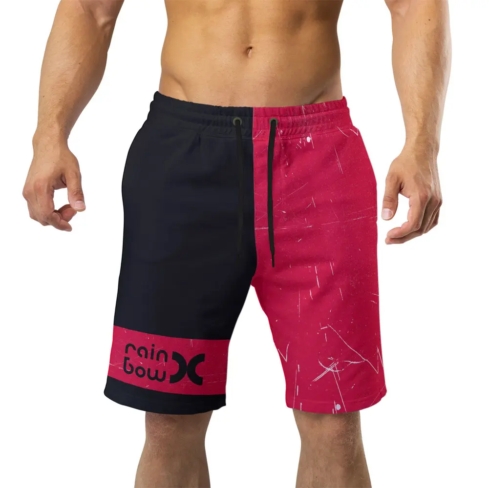 Pánské plavky long – Black & Red (Velikost
