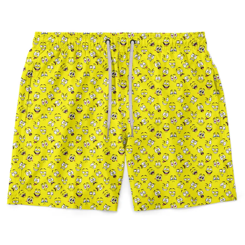 Pánské plavky short – Emoticon (Velikost