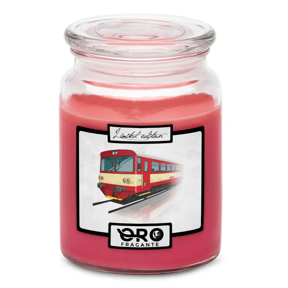Svíčka 810 červená (Vůně svíčky