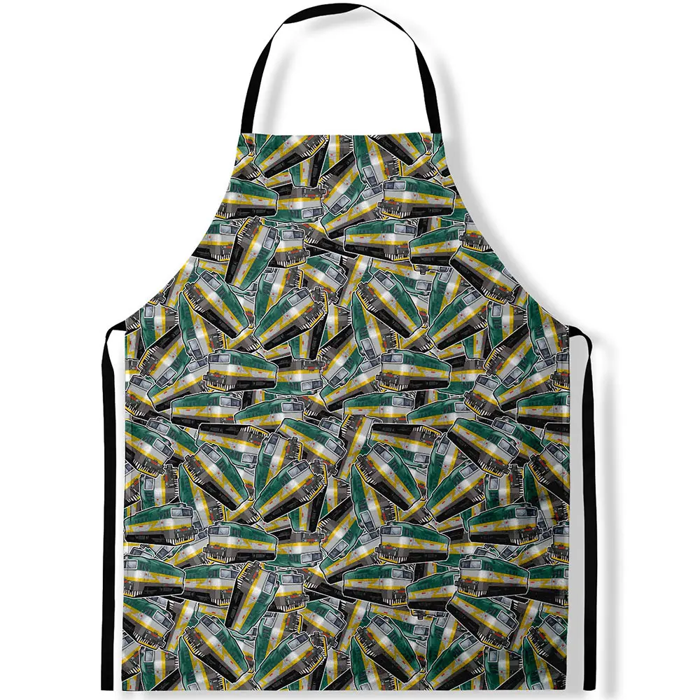 Zástěra Brejlovec zelený - pattern