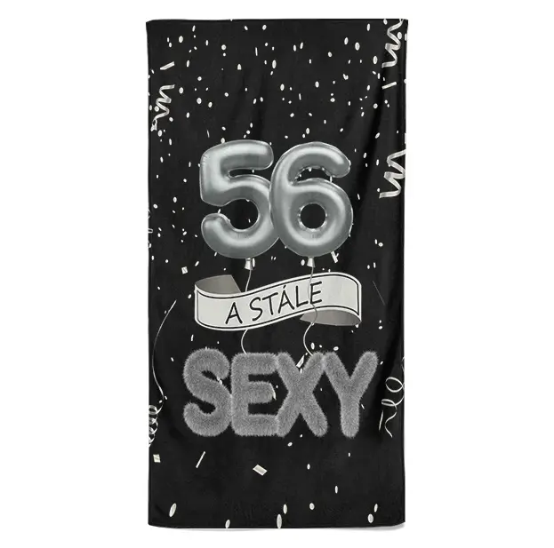 Osuška Stále sexy – černá (věk