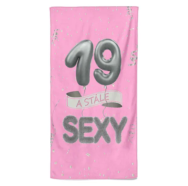Osuška Stále sexy – růžová (věk