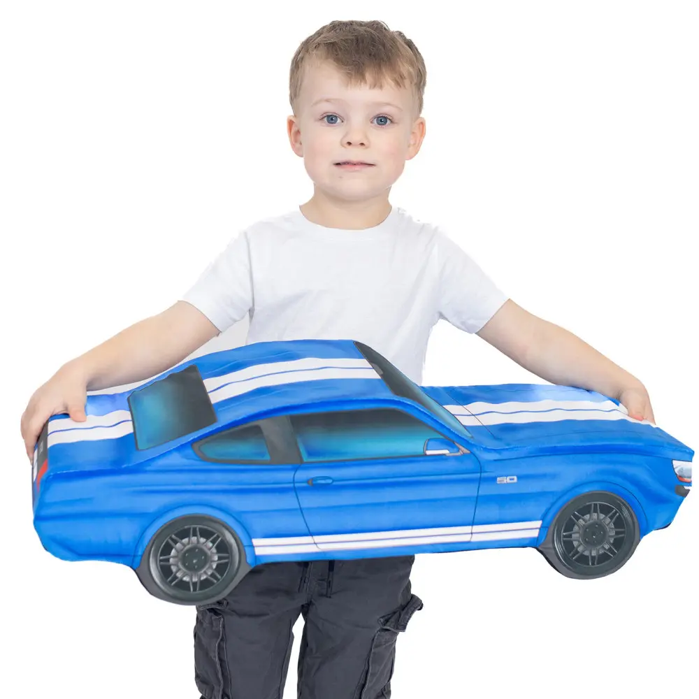 Plyšový Mustang (výběr barvy) (Barva mustanga: Modrá, Velikost mustanga: XXL)