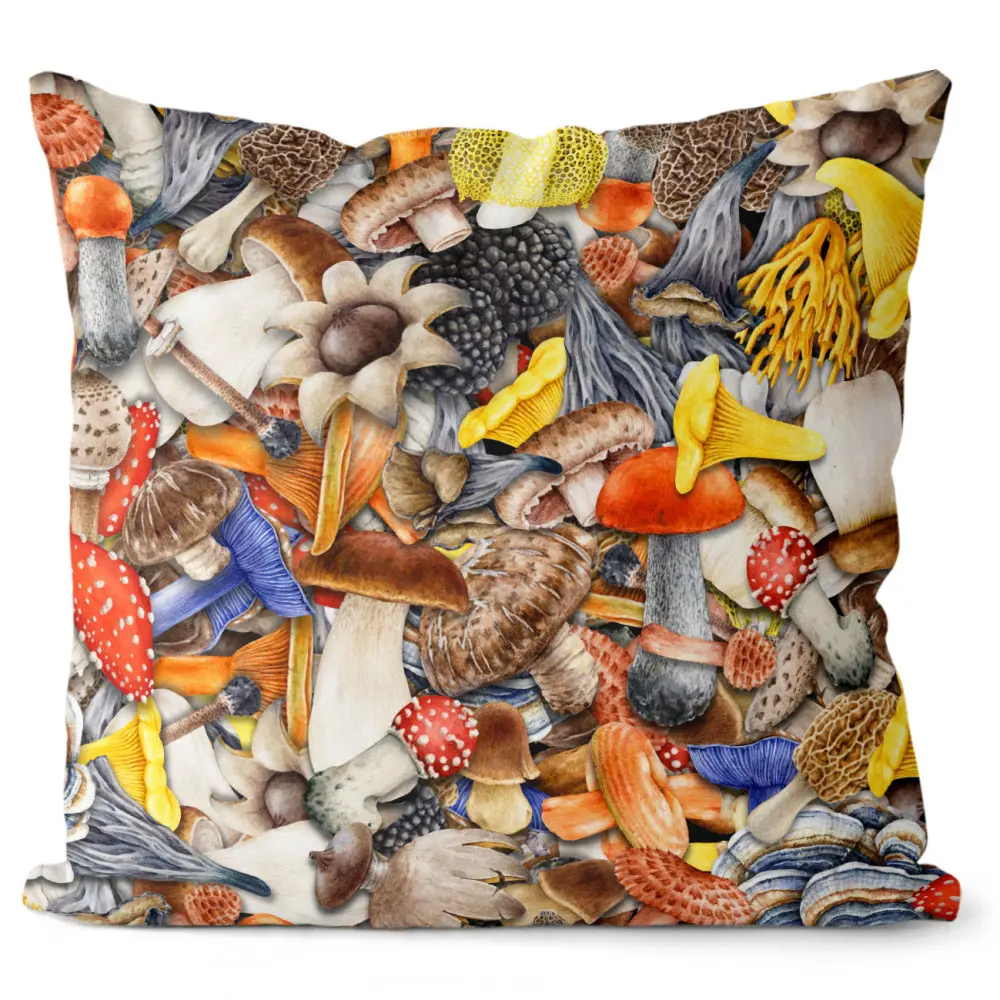 Polštářek Houby houby houby (Velikost: 55 x 55 cm)