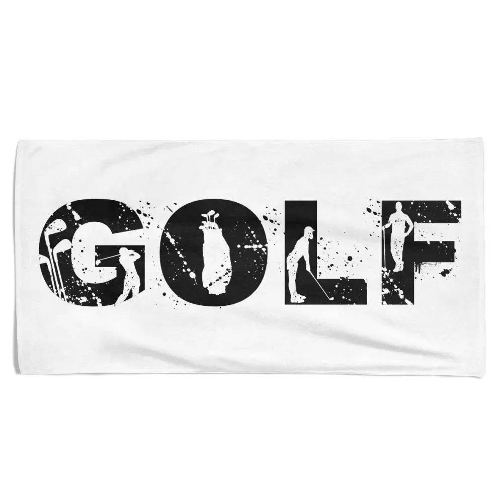Osuška Golf – silueta (Velikost osušky: 100x170cm)